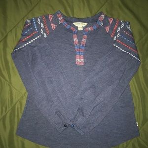 Big girls, size small long sleeve top
